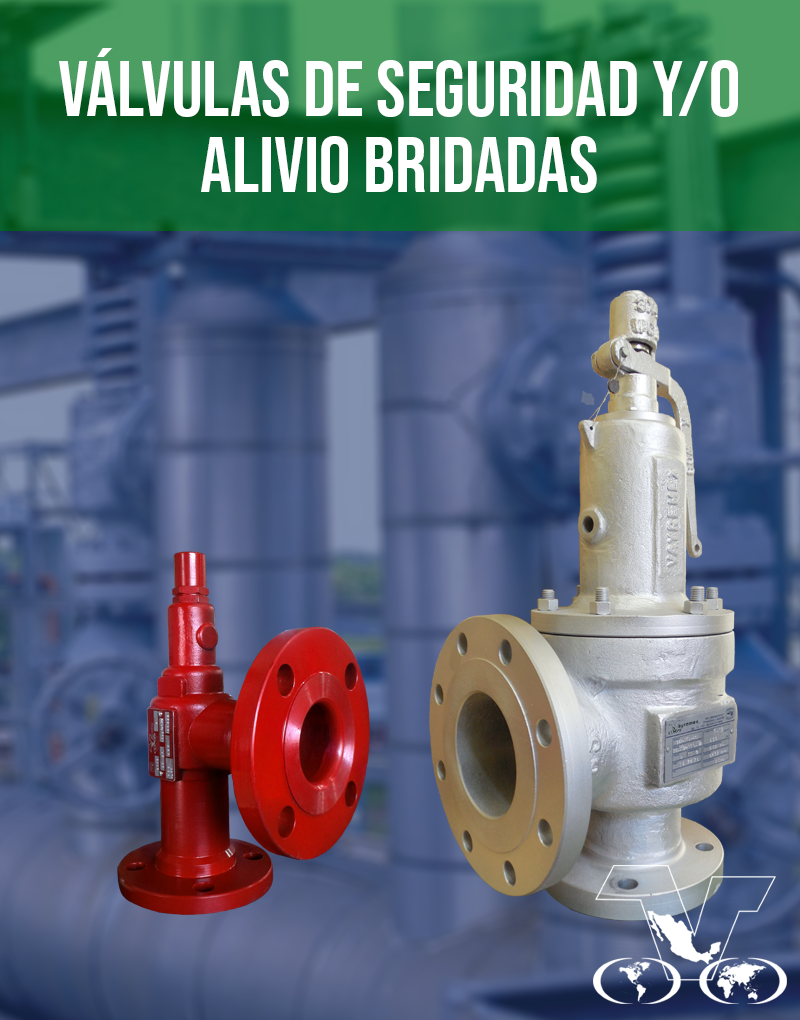 Válvulas de Seguridad Bridadas